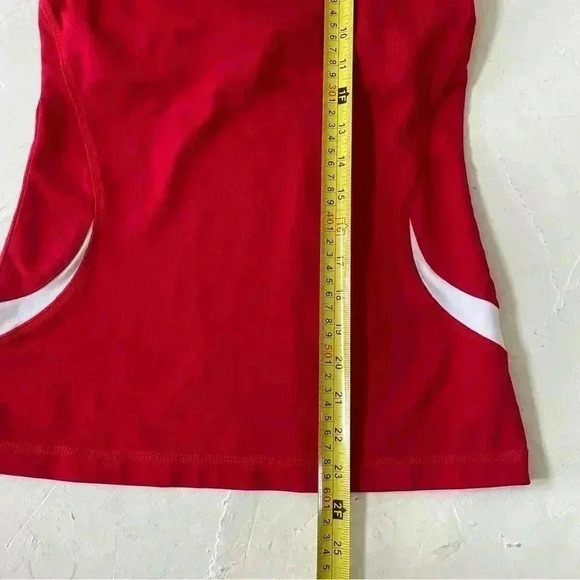 Adidas ATS Retro Cool Red and White Tank Size S Front and Back - Picture 6 of 8